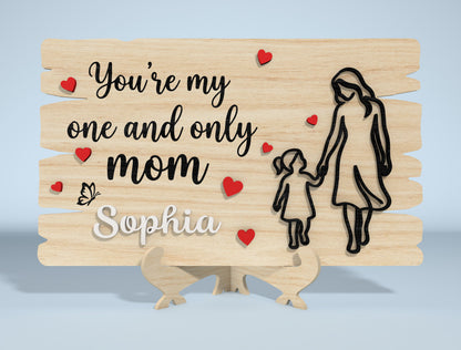 Mother's Day Quote Sign SVG Bundle Laser Cut File for Glowforge and xTool
