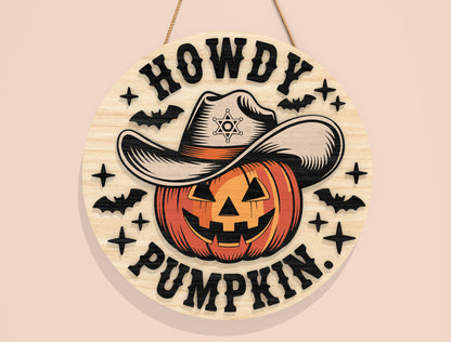 Howdy Halloween SVG Bundle Laser Cut File | 6 Western Halloween Designs | Funny Cowboy Decor | Glowforge, xTool, LightBurn, etc.