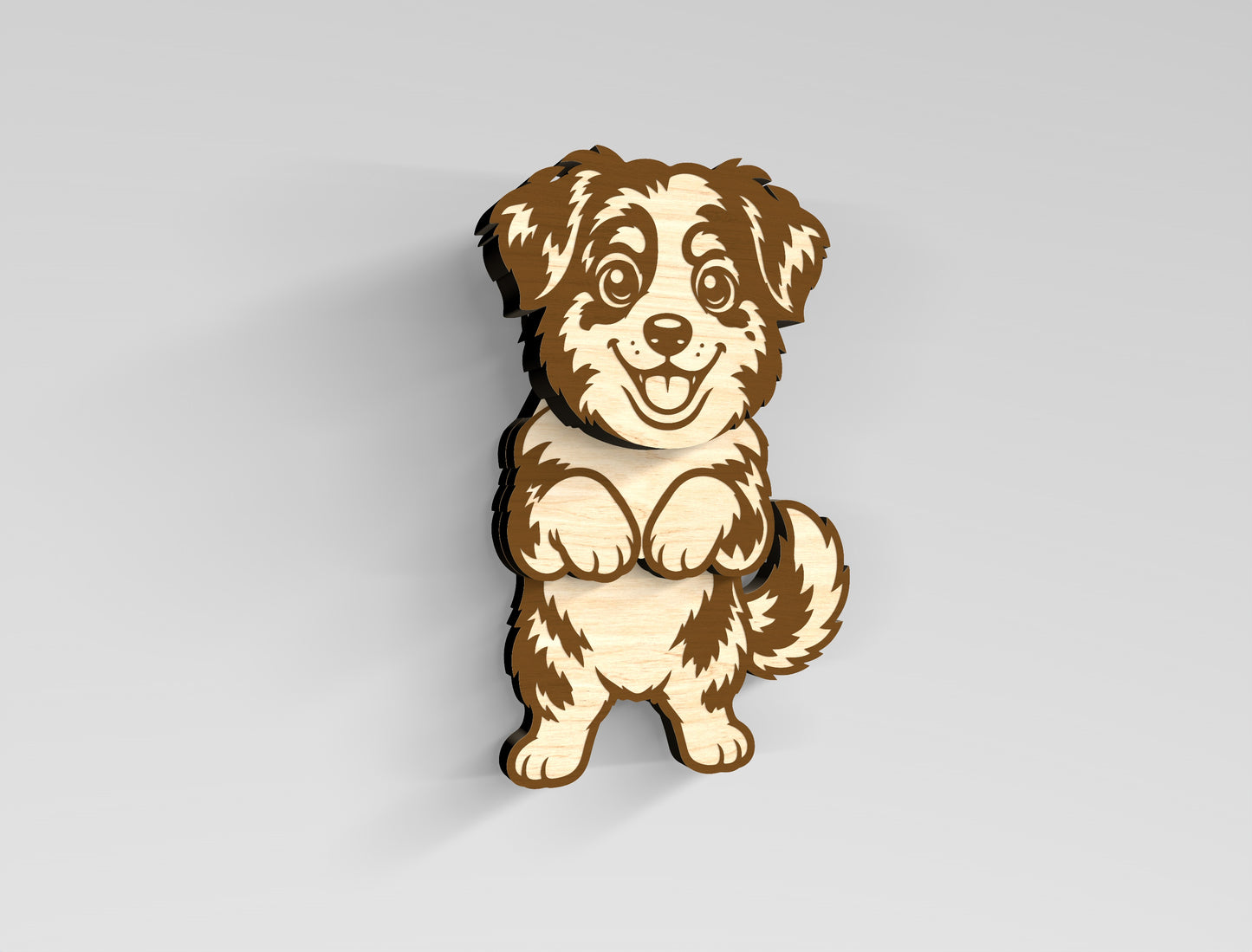 Wobbly Dog Magnet SVG Bundle for Glowforge and LightBurn