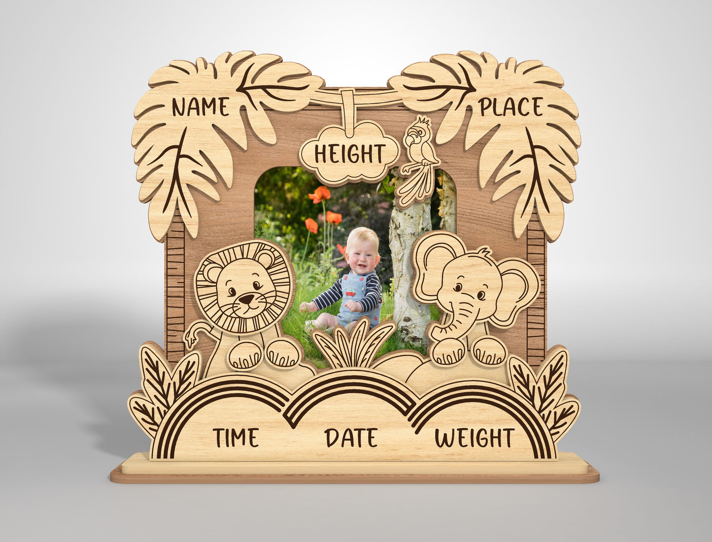 Customized Photo Frame SVG Bundle for Glowforge and xTool
