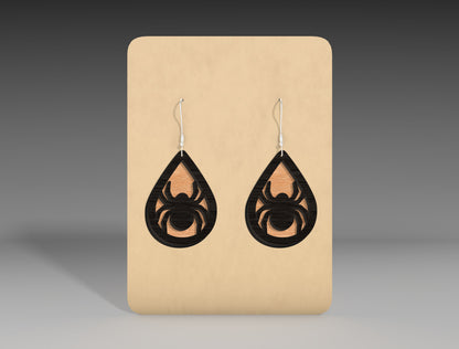 Halloween Teardrop Earrings SVG Bundle 12 Designs for Glowforge xTool LightBurn