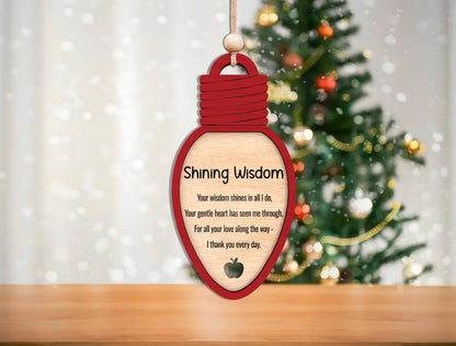 Teacher Appreciation Ornament SVG Bundle for Glowforge and LightBurn
