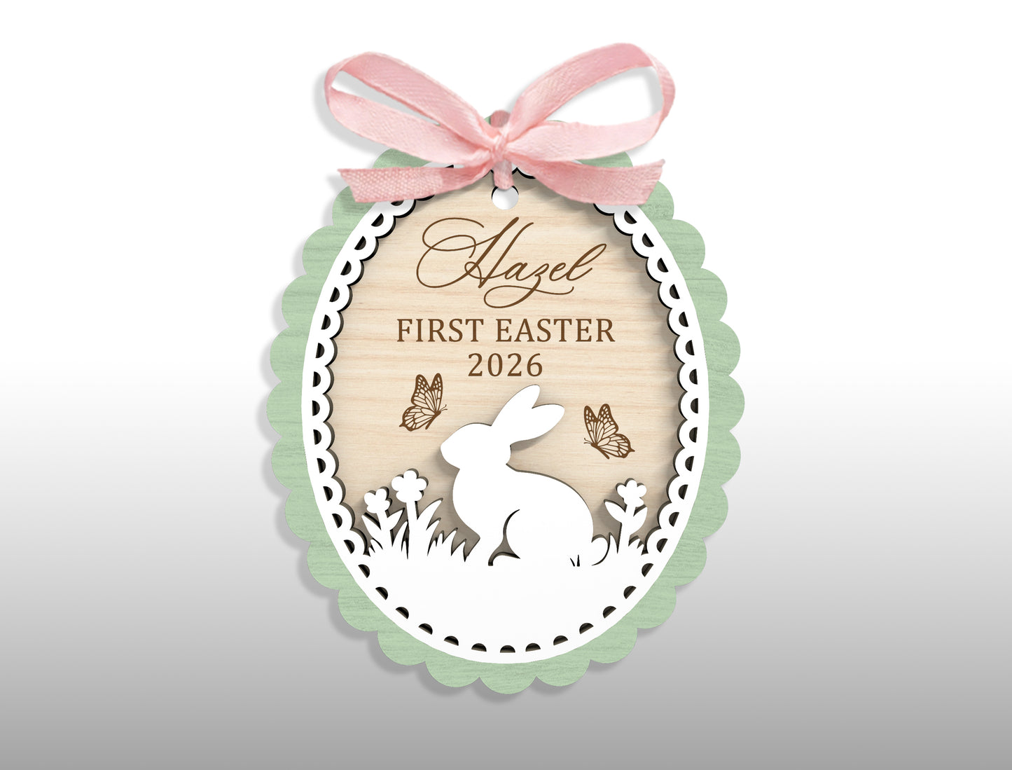 Easter Basket Tag Ornament SVG 23 Designs Laser Cut for Glowforge and xTool