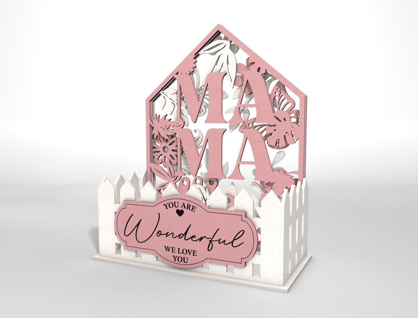 3D Flower Gift Box SVG Bundle Mother's Day for LightBurn and xTool