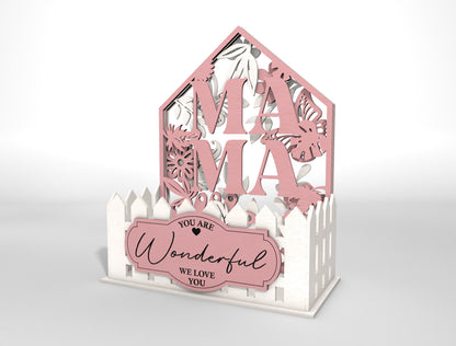 3D Flower Gift Box SVG Bundle Mother's Day for LightBurn and xTool