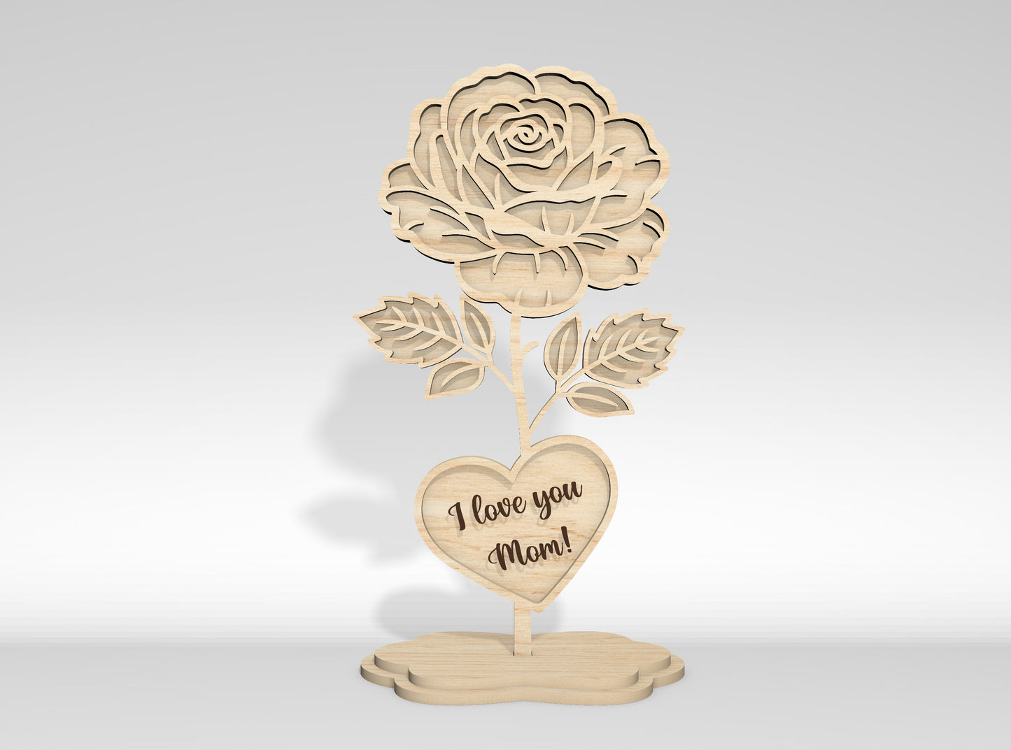Mother's Day Flower Stand SVG Bundle 10 Designs for Glowforge and xTool