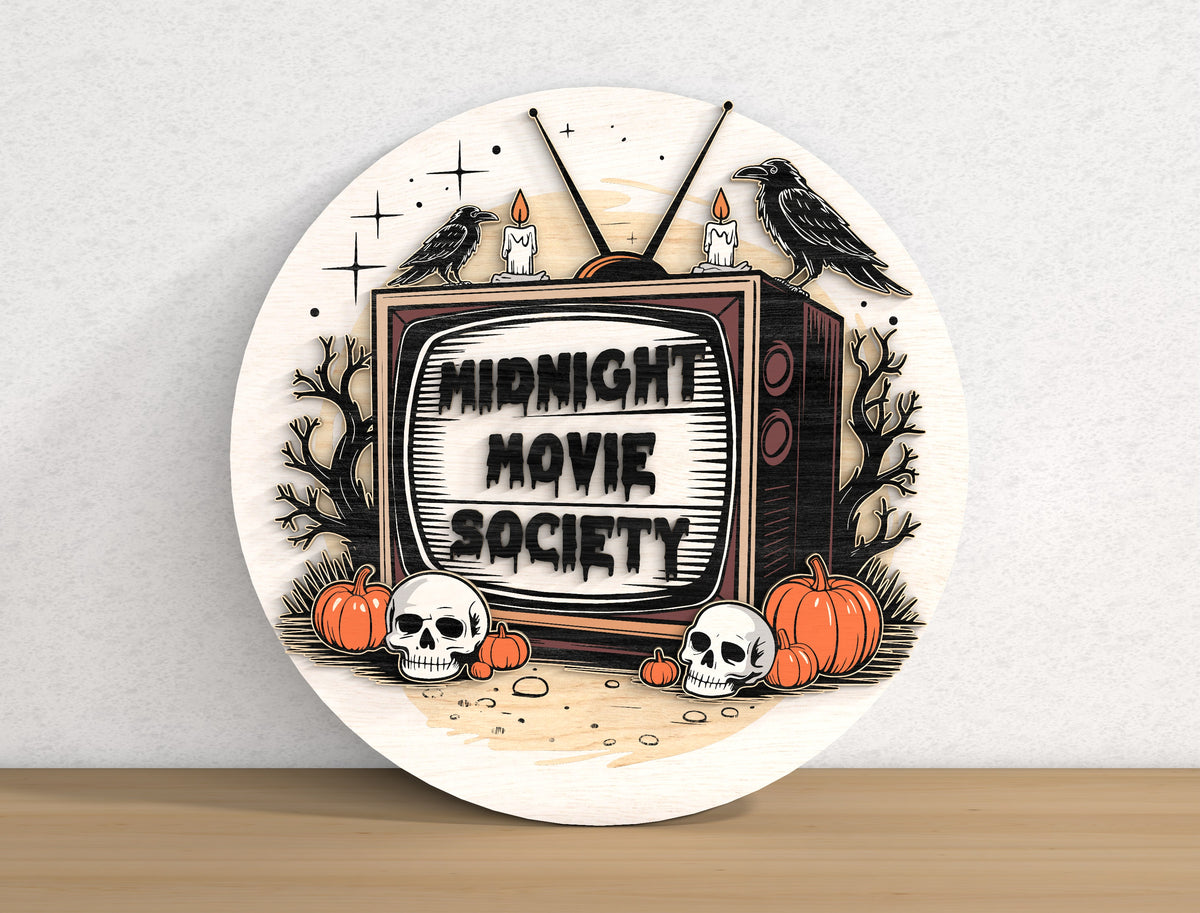 Funny Halloween Sign SVG Bundle 9 Designs Glowforge xTool