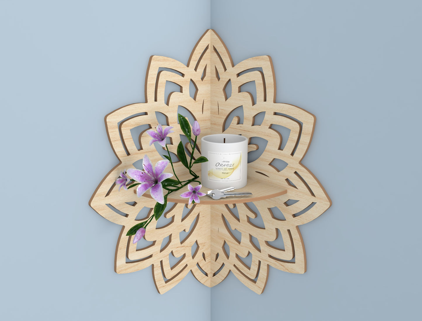 Butterfly Wall Shelf SVG Bundle for Glowforge and xTool
