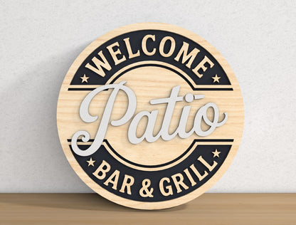 Backyard Bar and Grill SVG Bundle for Glowforge, xTool, and LightBurn