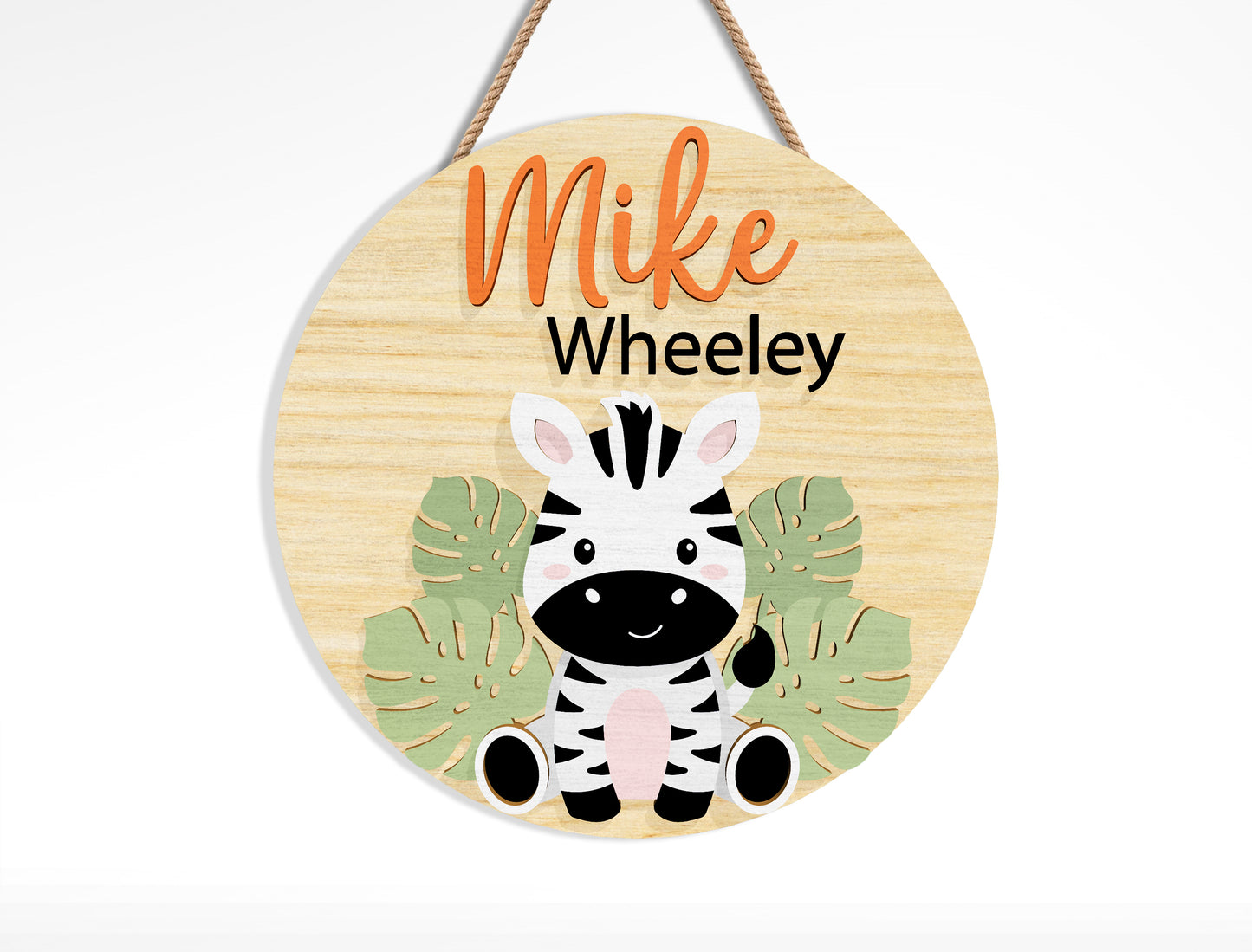 Safari Name Sign SVG Bundle Laser Cut File for Glowforge and xTool