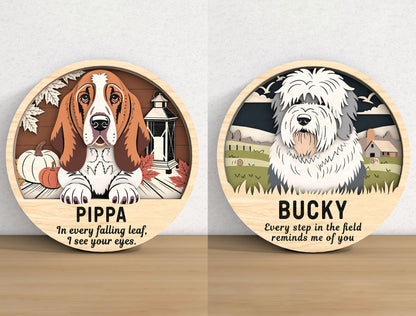 Dog Memorial Sign SVG Laser Cut File Bundle for xTool, Glowforge, or LightBurn