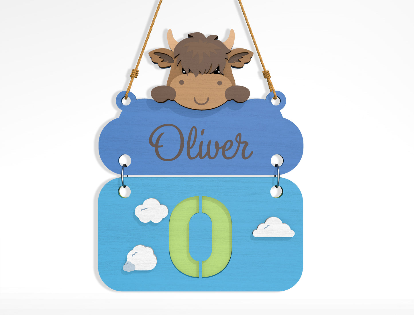Alphabet Name Sign SVG Bundle File for Glowforge and xTool
