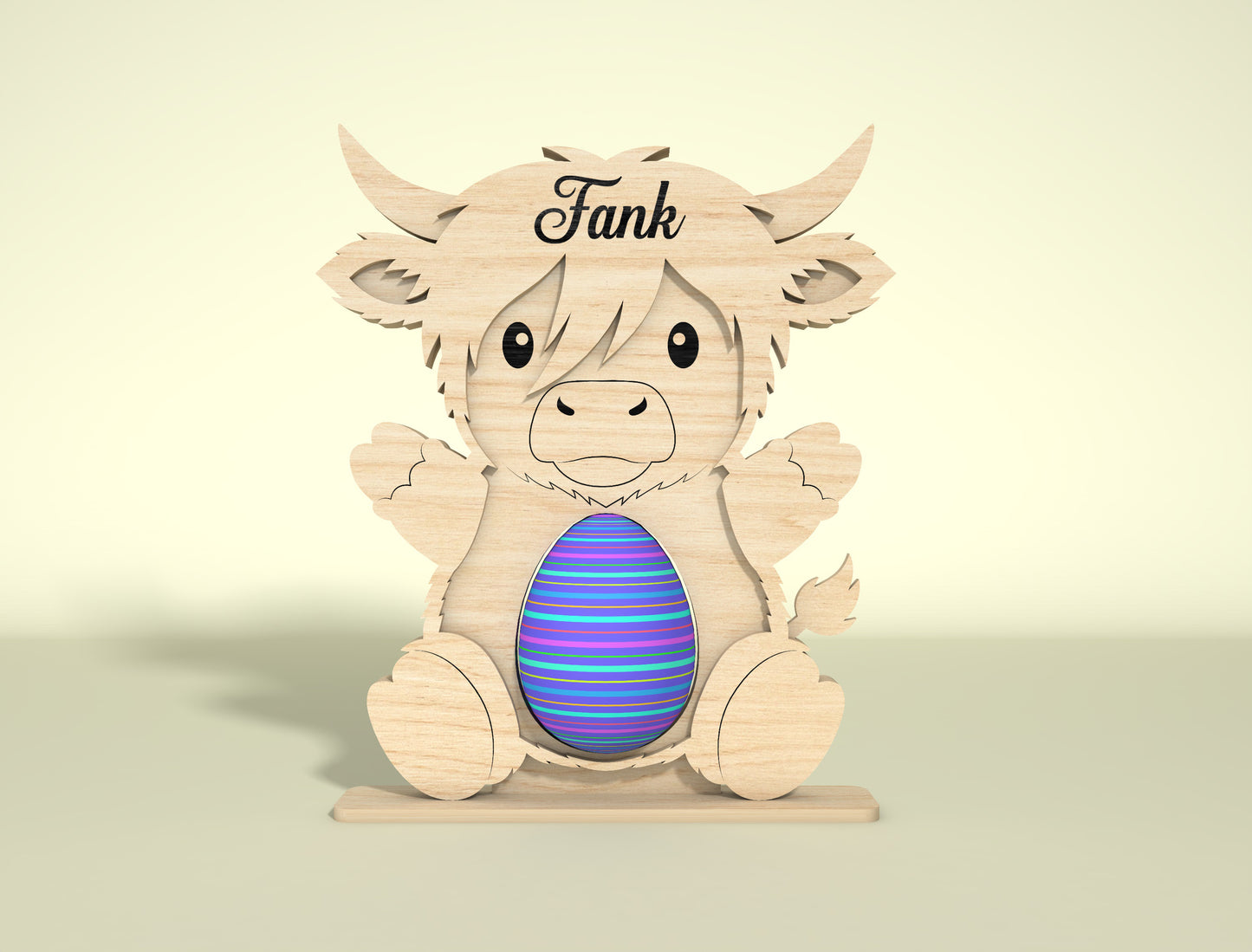 Bunny Egg Holder SVG Bundle Cute Rabbit Easter for LightBurn and xTool