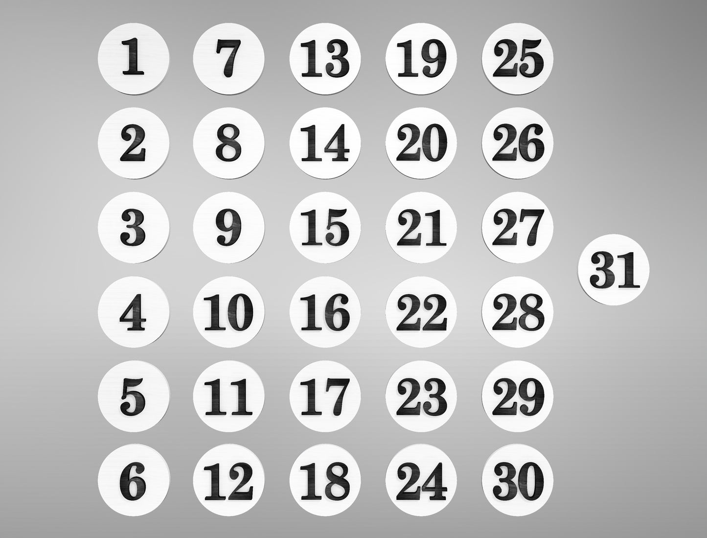 Halloween Ghost Countdown Calendar SVG for Glowforge LightBurn xTool Trick or Treat Shelf Sitter