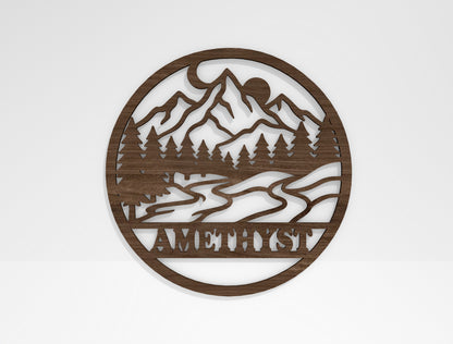 Animal Name Sign SVG Bundle Laser Cut File for Glowforge and xTool