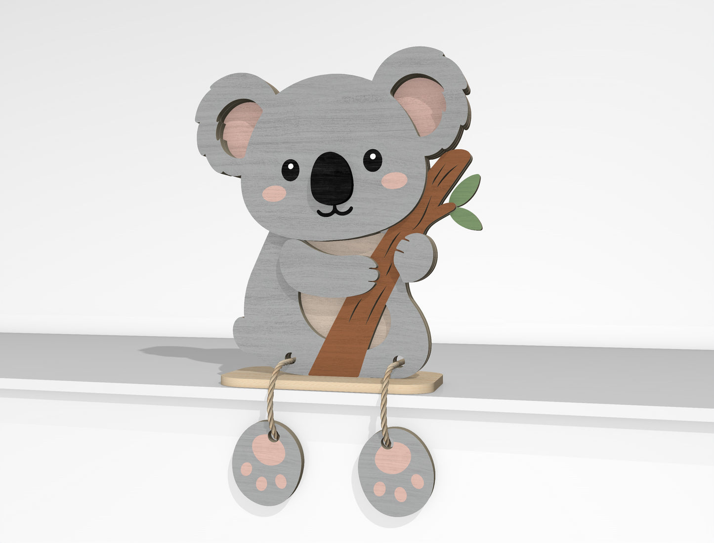 Animal Shelf Sitters SVG Bundle Laser Cut File for xTool and Glowforge