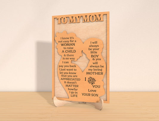 Mom Definition Sign SVG Bundle for LightBurn and Glowforge