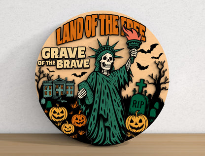 Funny Halloween Door Sign SVG Bundle 9 Designs for LightBurn Glowforge xTool