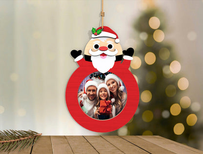 Christmas Character Photo Ornament SVG Bundle 8