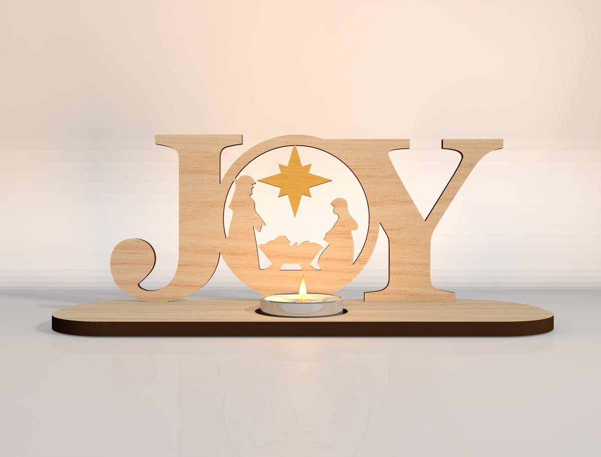Christmas Nativity Candle Holder SVG Bundle 8