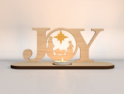 Christmas Nativity Candle Holder SVG Bundle 8
