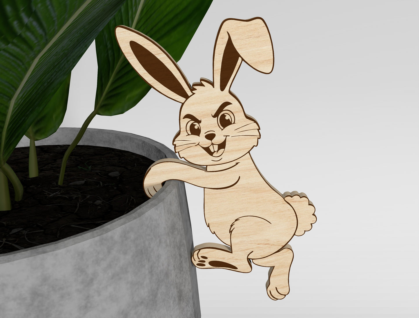 Easter Bunny SVG 26 Dancing Animal Designs Laser Cut for LightBurn and xTool