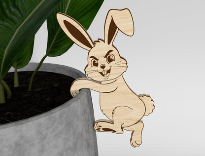 Easter Bunny SVG 26 Dancing Animal Designs Laser Cut for LightBurn and xTool