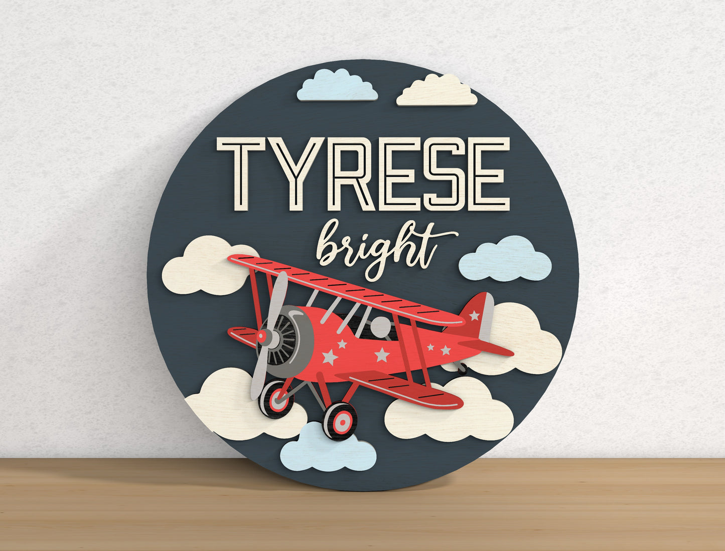 Personalized Baby Name SVG Bundle for Glowforge LightBurn