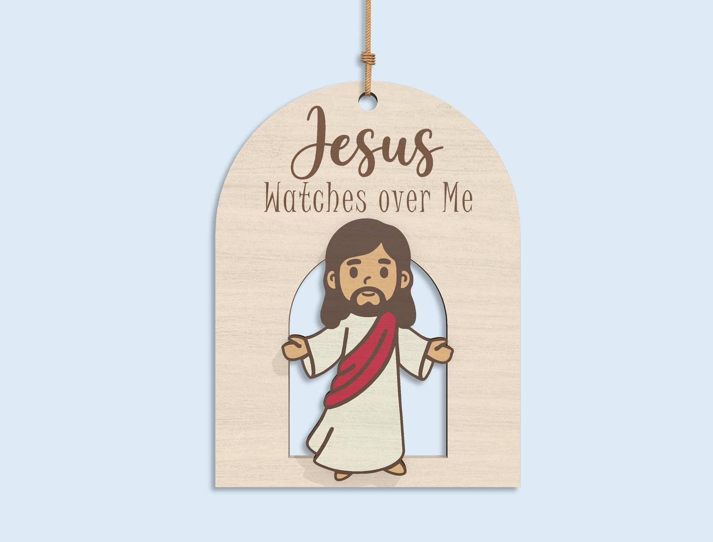Jesus Easter Ornament SVG Bundle He Is Risen for Glowforge and xTool