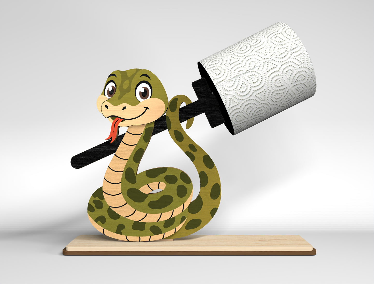 Safari Animal Toilet Roll Holder SVG Bundle for Glowforge and LightBurn