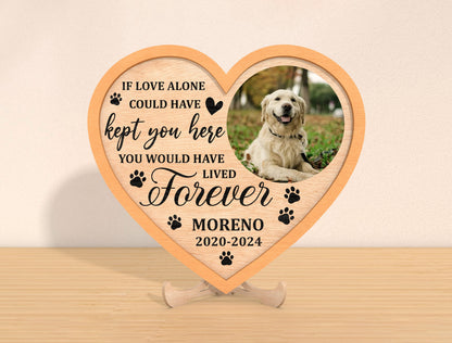 Heart Pet Memorial SVG Bundle Photo Frame for Glowforge and xTool