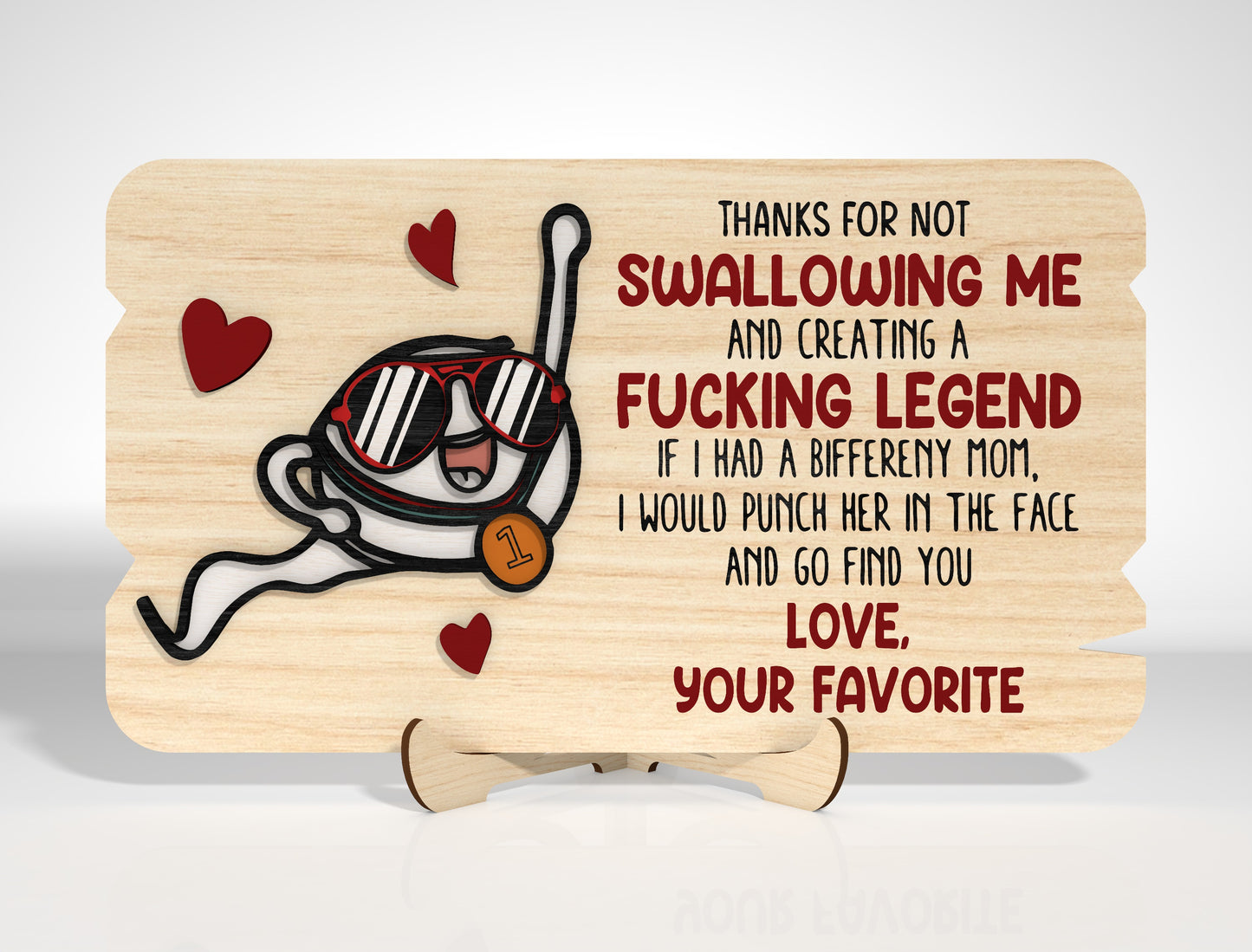 Funny Mom Wooden Sign SVG Bundle for Glowforge and xTool