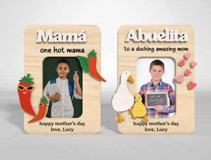 Cute Mama Photo Frame SVG Bundle 11 Designs for LightBurn and xTool
