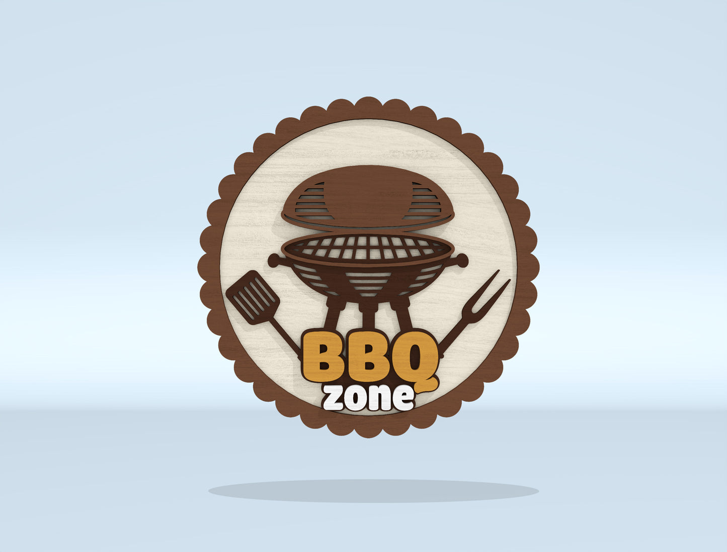 BBQ Grill Sign Bundle SVG Laser Cut File for xTool and Glowforge