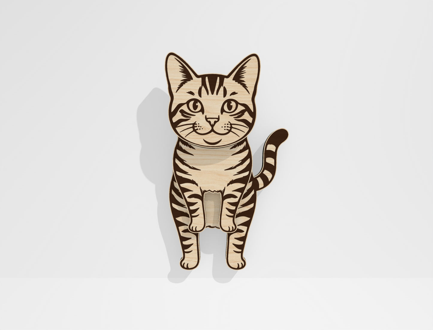 Moving Cat Magnet SVG Bundle for Glowforge and xTool
