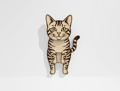 Moving Cat Magnet SVG Bundle for Glowforge and xTool