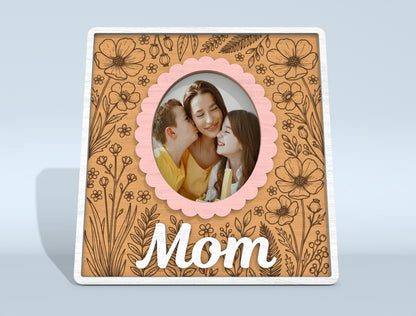 Intricate Pattern Photo Frame SVG Bundle Mother's Day for Glowforge