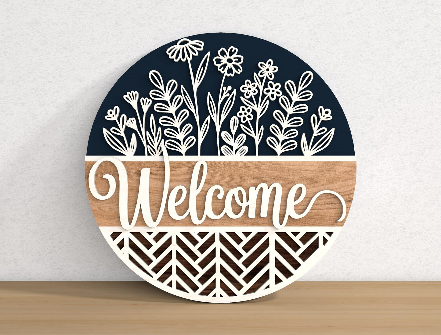Hello Summer Door Hanger SVG Bundle with 9 Seasonal Sign Designs