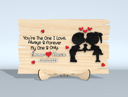 My Wife I Can’t Live Without You Laser Cut File | Couple Love Puzzle SVG | Romantic Wooden Sign Design | Glowforge, xTool, LightBurn, etc.