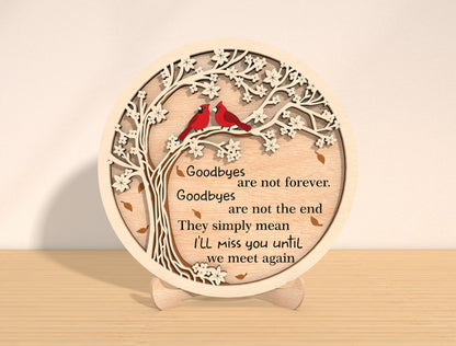 Blossom Tree Cardinal Memorial SVG Laser Cut File for xTool