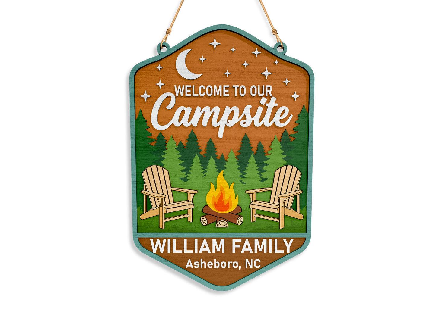 Camping Sign SVG Bundle “Home Is Where We Park It” for Glowforge