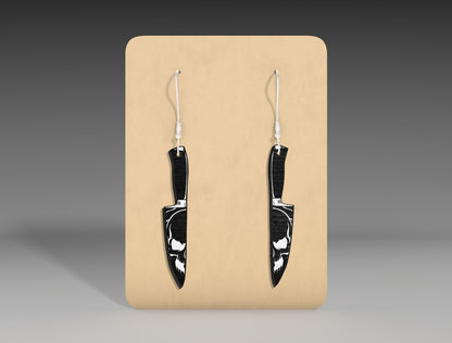 Halloween Horror Knife Earrings SVG Bundle 10 Designs for xTool LightBurn