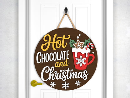 Christmas Door Hanger SVG Bundle 9 Gnome Santa Laser Cut Des 8