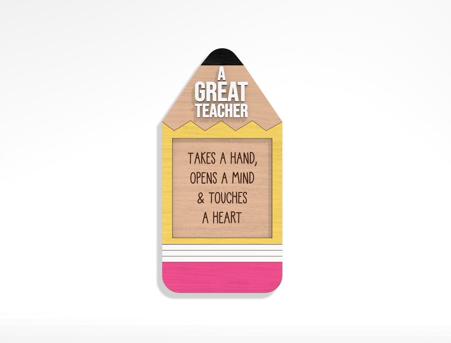 Teacher Sticky Note Holder SVG Bundle Laser Cut File for Glowforge