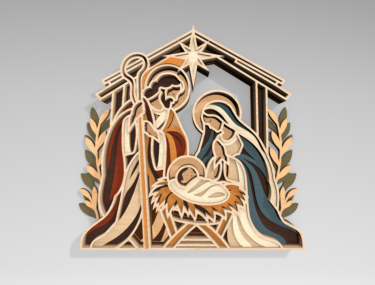 Christmas Character Wood Cutout SVG Bundle 8