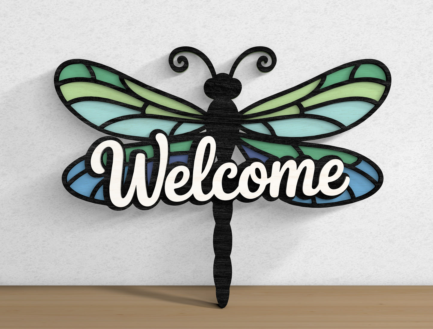 Butterfly Welcome Door Hanger SVG Bundle with 10 Tropical Designs for Glowforge
