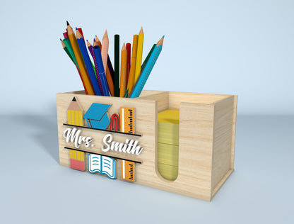 Personalized en Holder SVG Bundle for Glowforge and xTool
