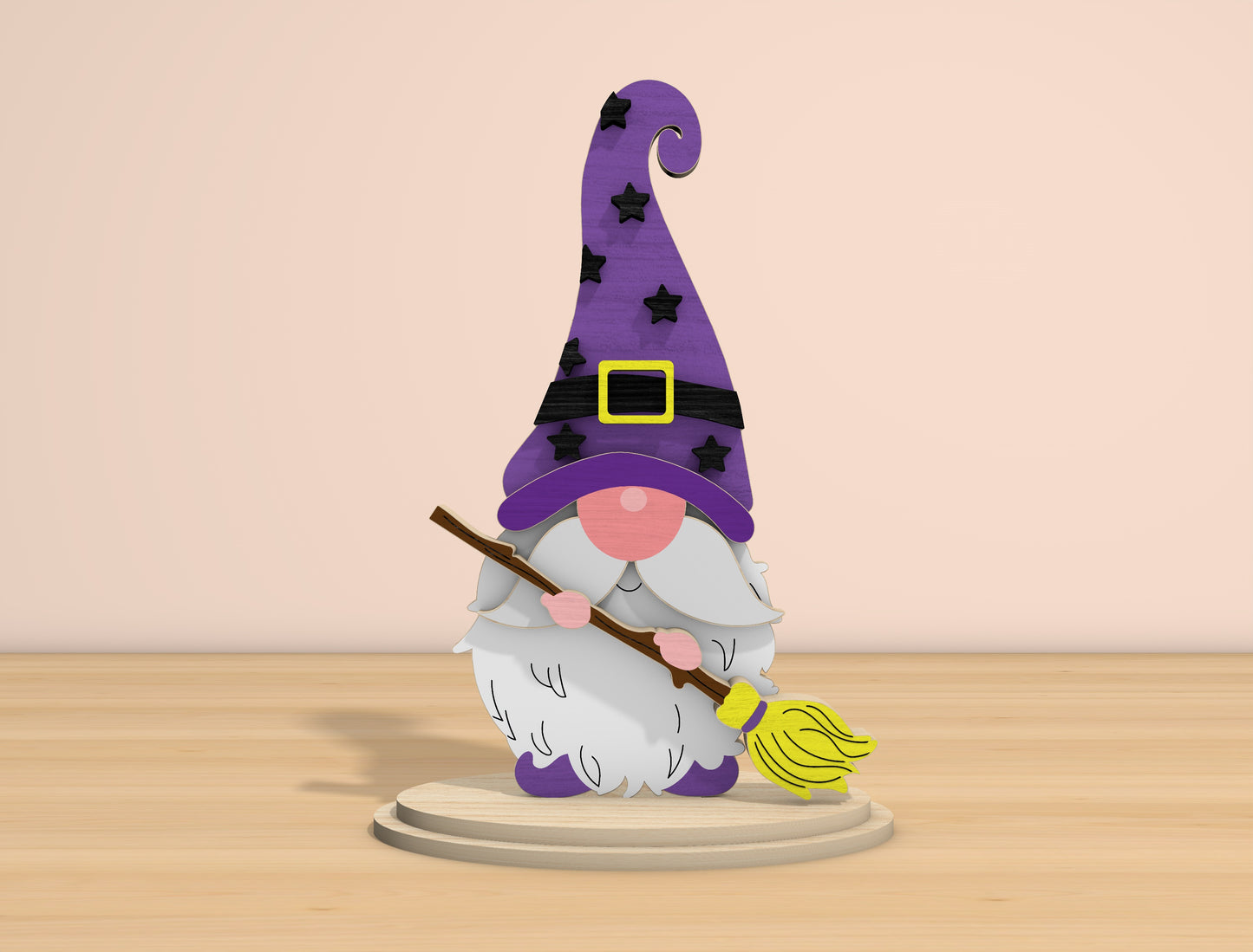 Halloween Pumpkin Gnome SVG Bundle Laser Cut File | 6 Cute Gnome Designs | Spooky Tabletop Decor | Glowforge, xTool, LightBurn, etc.