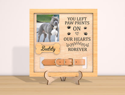 Dog Memorial Photo Collar Holder SVG Laser Cut File for xTool