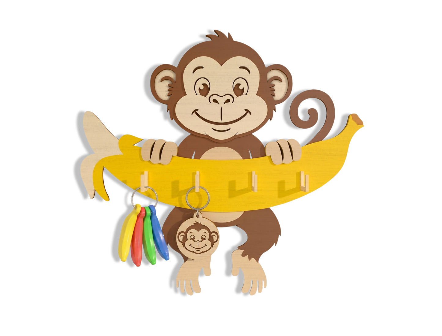 Animal Key Holder SVG Bundle for Glowforge, xTool, or LightBurn